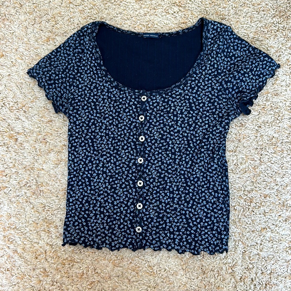 Dark Blue Brandy Melville Top